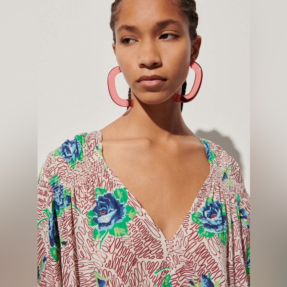 Rachel Comey Labonne Dress in Red Multi - Picture 2 of 12